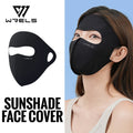 WRELS UV Protection Mask  Ice Silk Sunscreen Mask Breathable Lightweight Cycling Face Mask Anti-UV 400 Facemask For Men Women