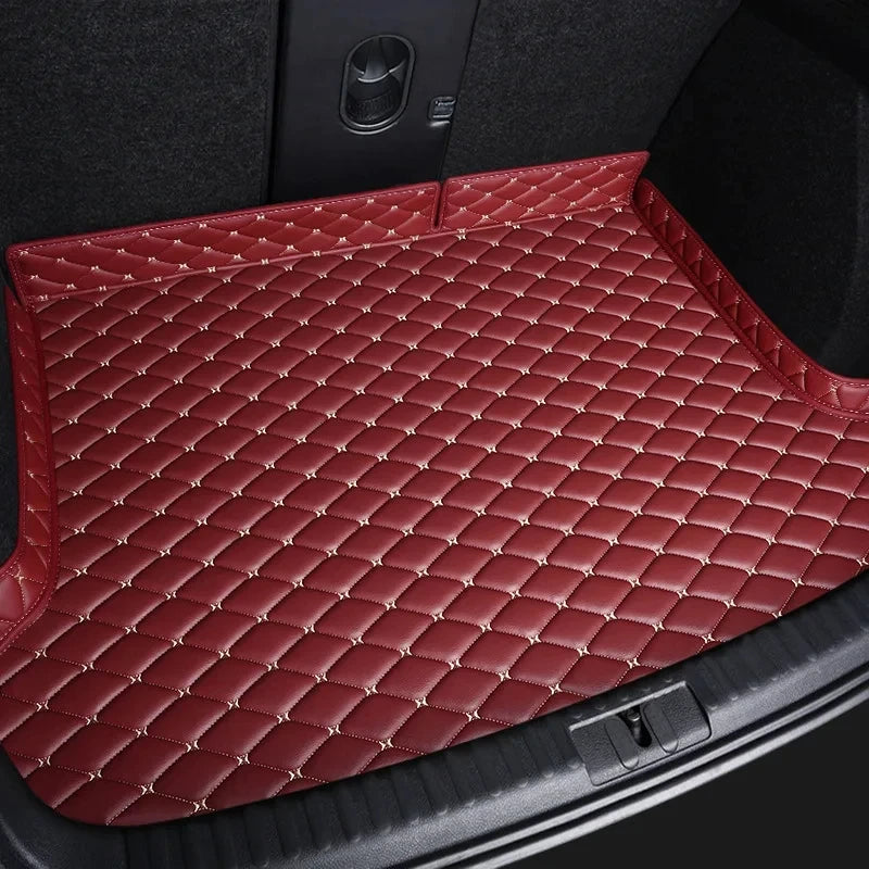 Car Floor Mats For Peugeot 206CC 206 CC T16 2000~2008 Leather Mat Carpets Rugs Protective Pad Set Interior Parts Car Accessories