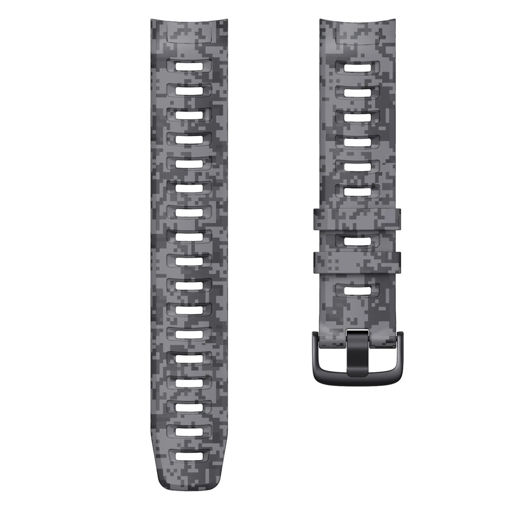 Silicone Watchband for Garmin Instinct Series - Instinct, Instinct 2, & Instinct 2 Solar - Esports Style Replacement Strap.