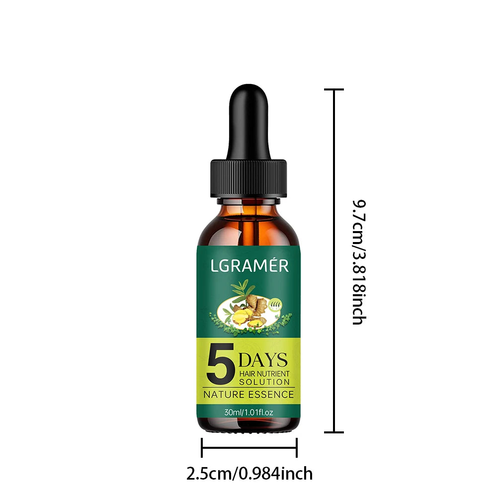 Ginger Natural Plant Hair Care Essential Oil Hair Growth Liquid Anti Hair Loss Nourish Scalp Dry Nourish Hair Treatment Product