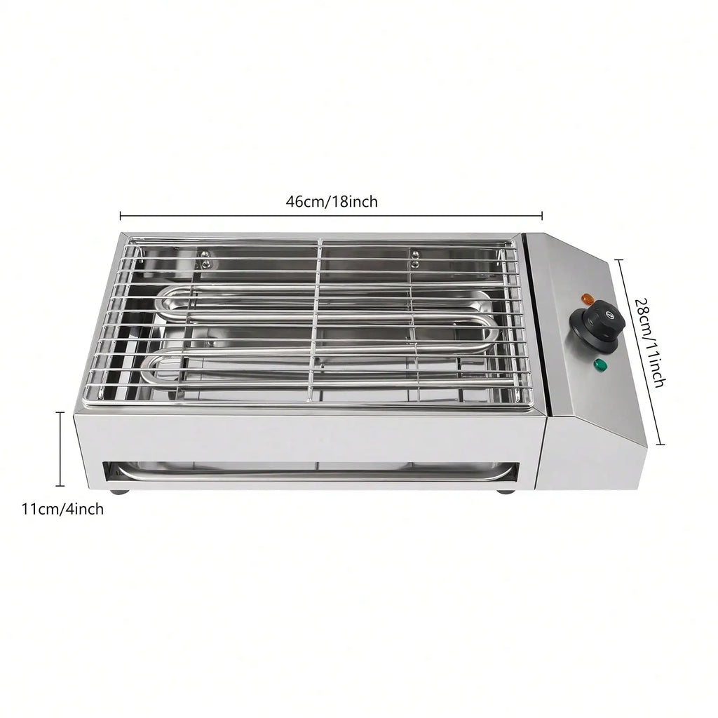 Family Smokeless Grill 1800W 110V Stainless Steel Electric Smokeless Barbecue Oven Grill For Restaurant BBQ Equipment