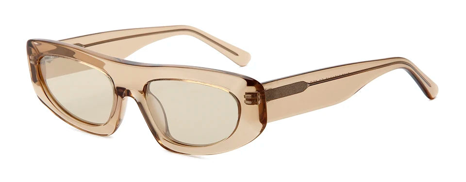 Designer Punk Pilot Sun Glasses For Men Polarized Acetate Sunglasses Female Men Brand Designer Outdoor Trendy Glasses UV400