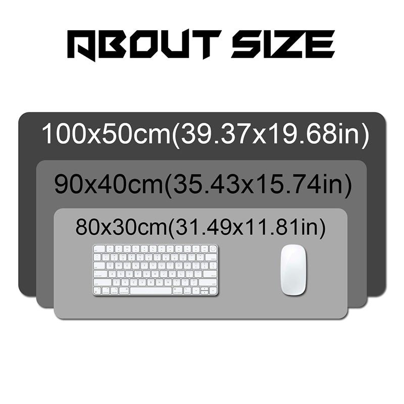 Anime Gurren Lagann Mousepad Large Gaming Mouse Pad LockEdge Thickened Computer Keyboard Table Desk Mat