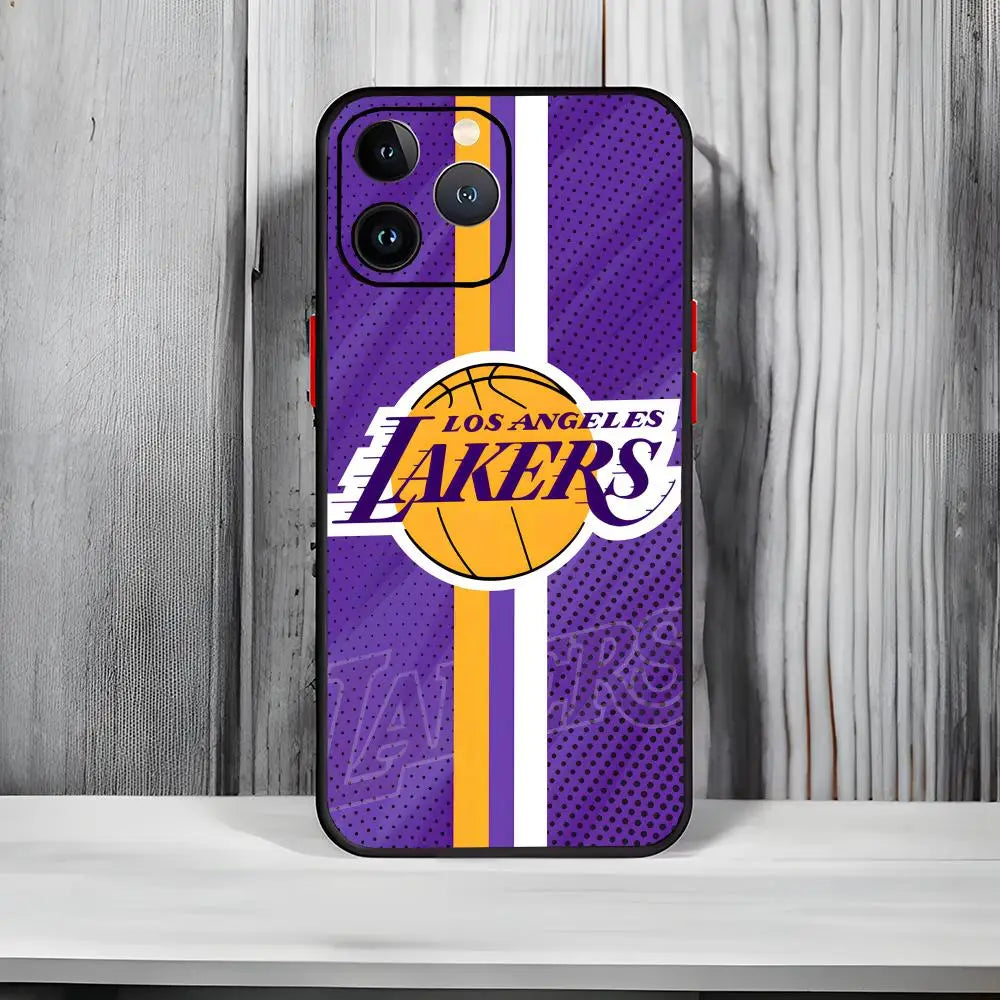Basketball Fan K-Kobe Bryant Phone Case Black Matte Thin Anti-collision Phone Case For IPhone17 16 15 14 ProMax