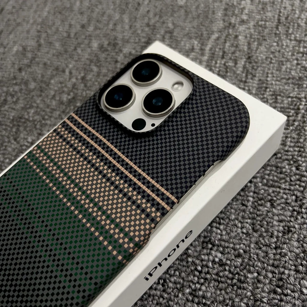 Frameless Carbon Fiber Starry Sky For Magsafe Magnetic Case For iPhone 17 Air 16 15 14 13 12 Pro Max Plus Wireless Charge Cover