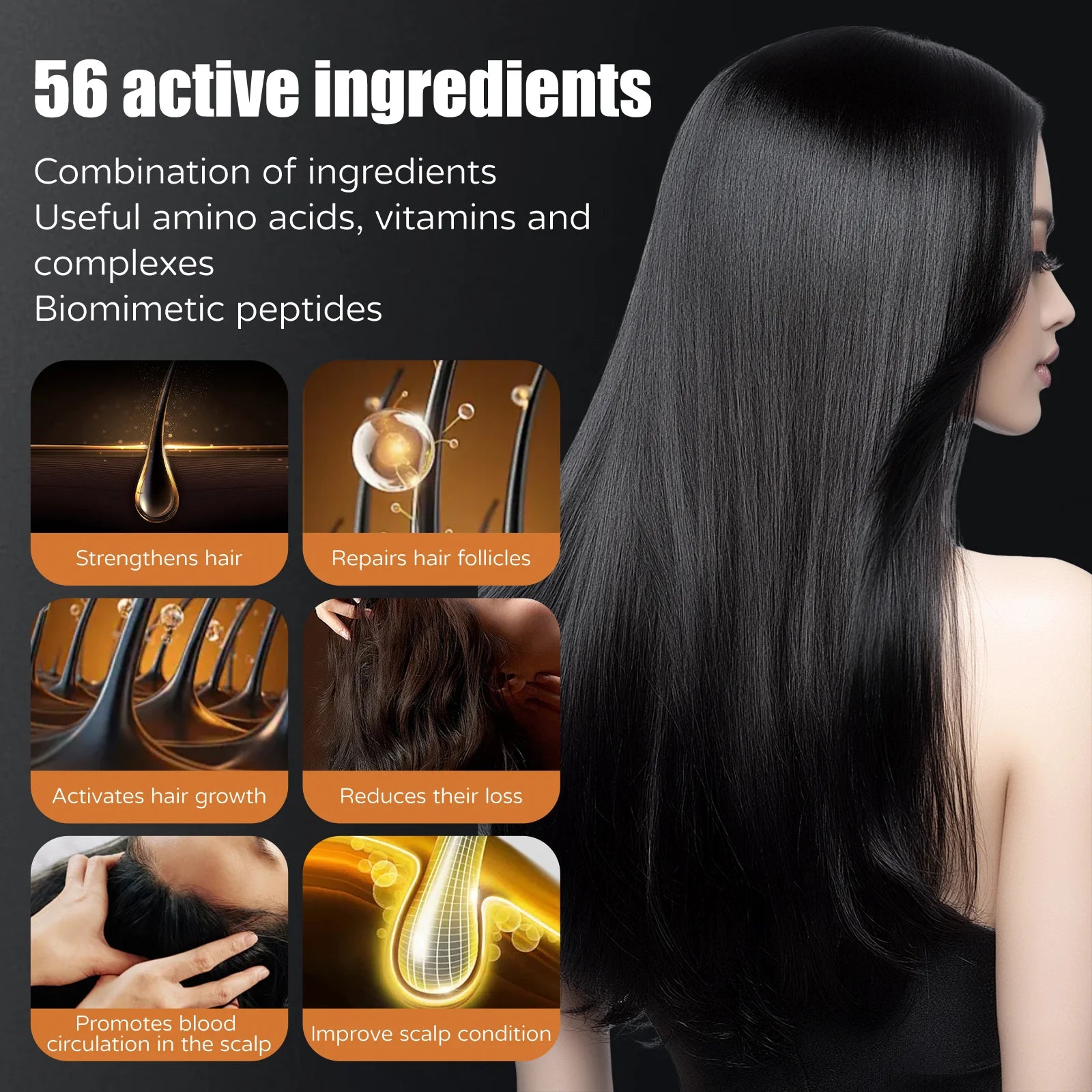 Sanendi Korean Hair Growth Serum P-HL Ptx Peptide Essence Dr.Pen Booster Anti-Hair Loss Solution Repair Skin Hydrating