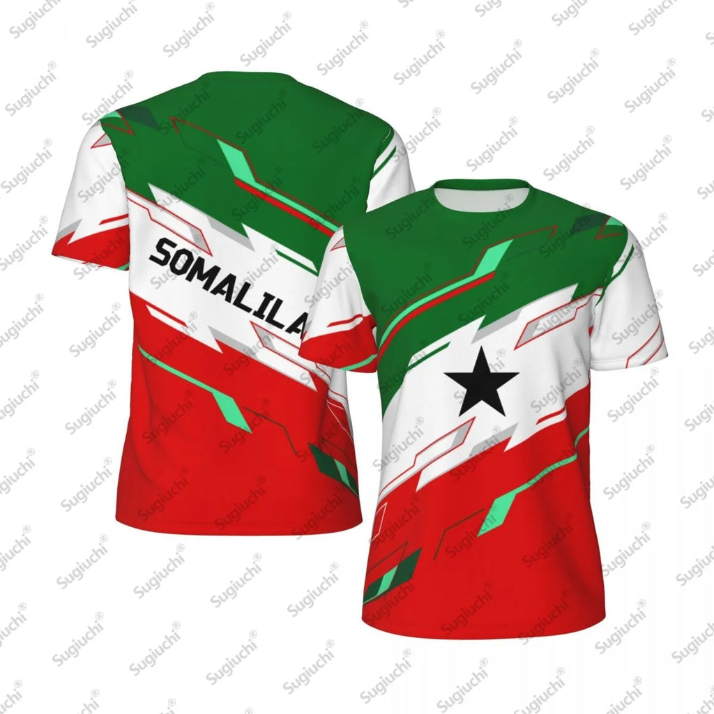 2026 SOMALILAND Flag T-shirts Men Women Mesh Clothing Sports Breathable For Running Bike Tennis Fitness