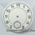 Goutent 38.9mm Watch Dial Kit ETA 6498 ST3600 White Dial Watch Face