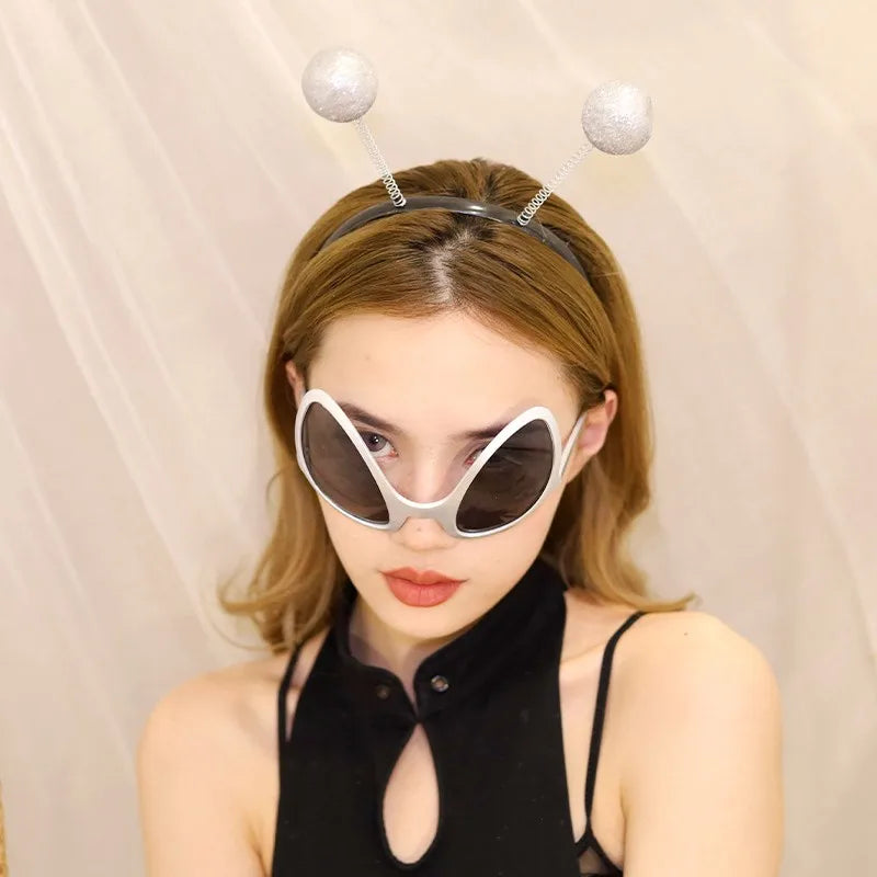 New Funny Alien Glasses for Men Women Kid Holiday Halloween Party Supplies Sunglasses Dance Alternative Shapes Sun Glasses