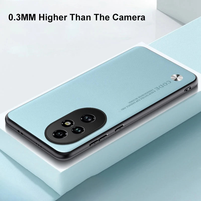 Luxury Leather Phone Case For Honor 200 Pro Protective Cover Matte Silicone Shockproof Case For Honor 200 Lite 5G Honor200 Pro
