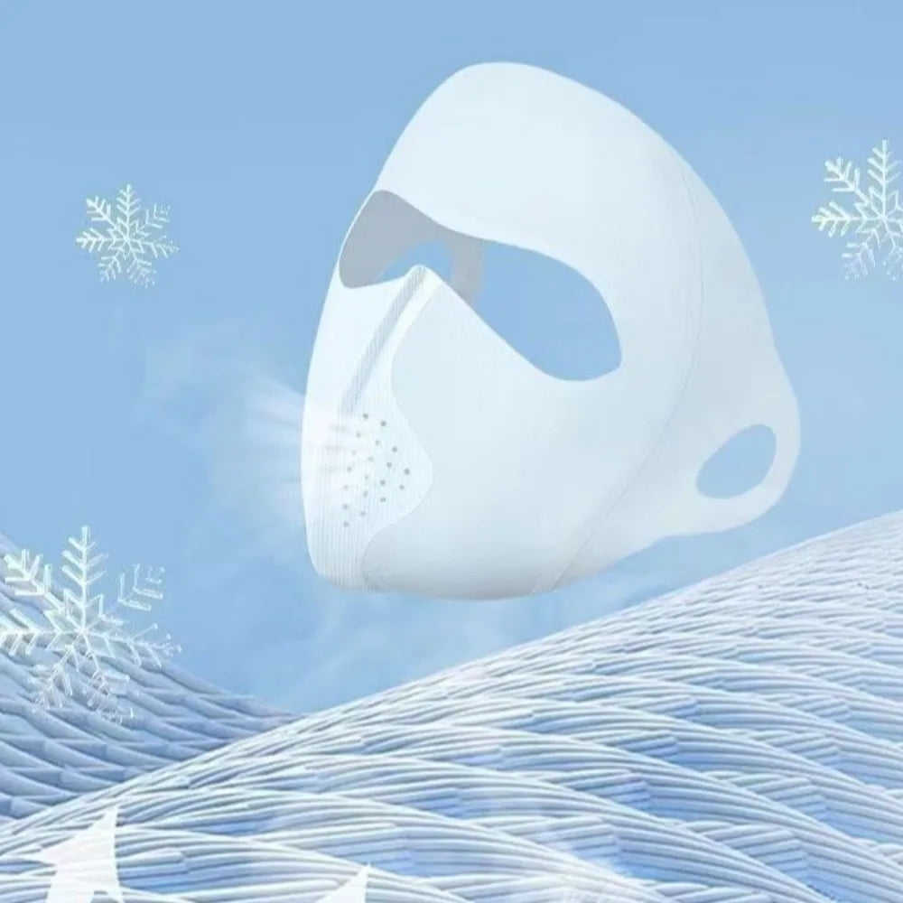 New Breathable Ice Silk Mask Anti-UV Traceless Sunscreen Mask Riding Face Mask Outdoor Sports
