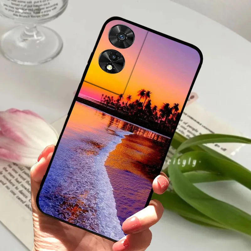 For TCL 505 Case TCL 50 SE / 50 5G Silicone Shockproof Soft Phone Cover for TCL 505 Case Funda Cute TPU Coque Protective Shell