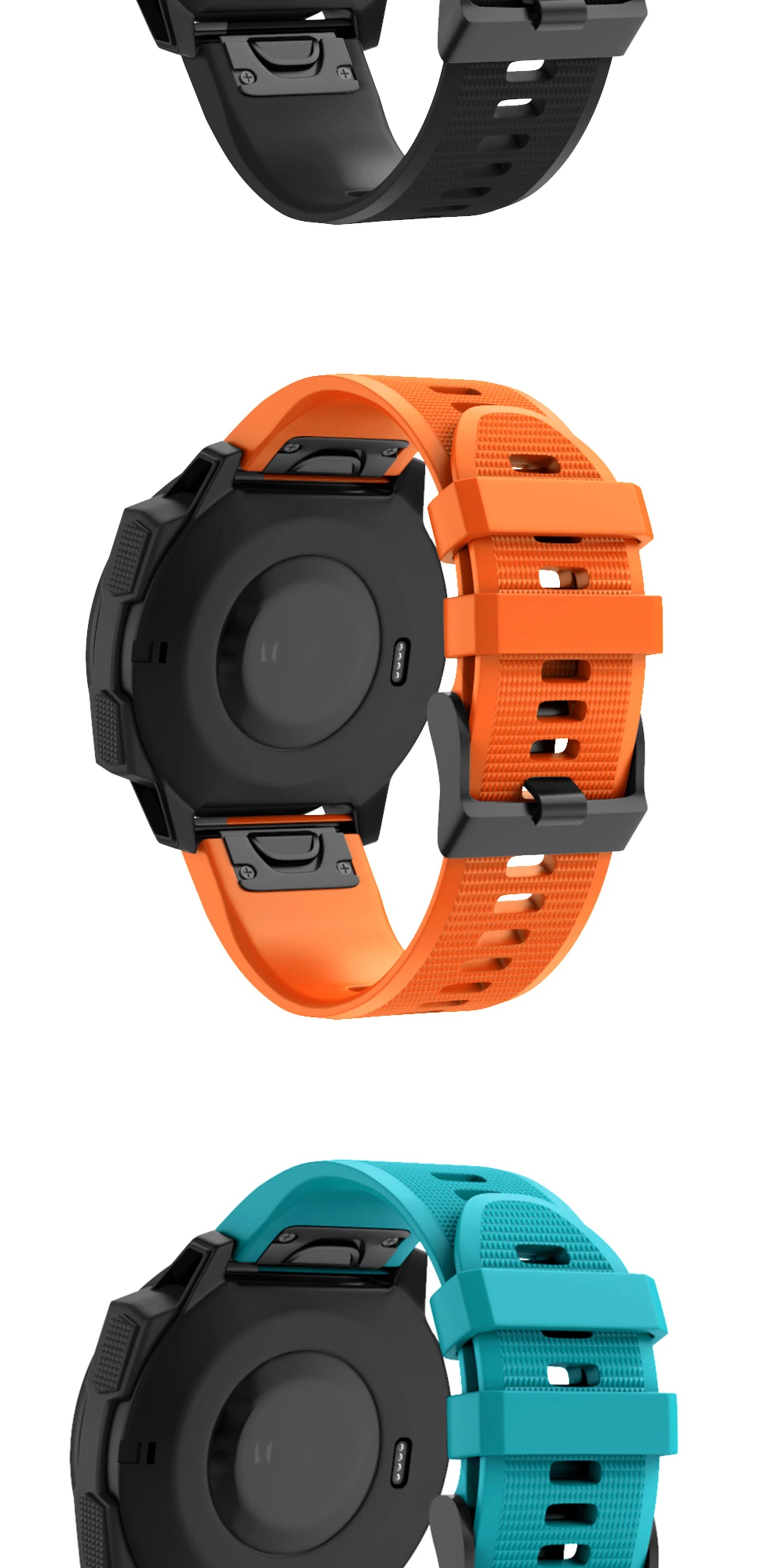 20 22 26mm Smart watch Band For Garmin Fenix 5 5x 5s Silicone Watch Strap for Fenix 6X Pro 6 6S 7X 7 7s 3HR 945 watch Wristband