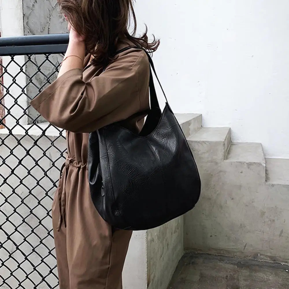Women's Handbags Vintage Luxury Leather Shoulder Bag Designers Large Bag Modern Fashion Brand Female