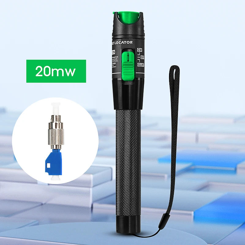 1/10/20/30/50mW Visual Fault Locator Fiber Optic Cable Tester Pen 2.5mm Interface(SC/FC/ST) FTTH Optical Fiber Tester Tool VFL