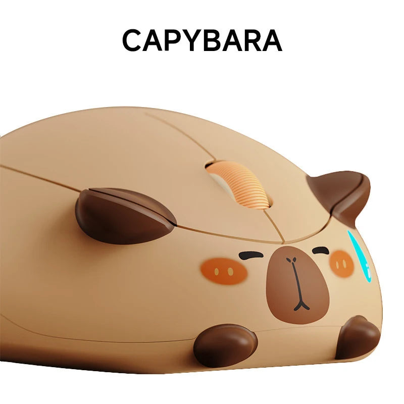 Cute Pet Kitten Design Cartoon Animal Mouse 2.4G Wireless Mute Ergonomic Optical Cat Mice Desktop Laptop Universal For Girl Gift