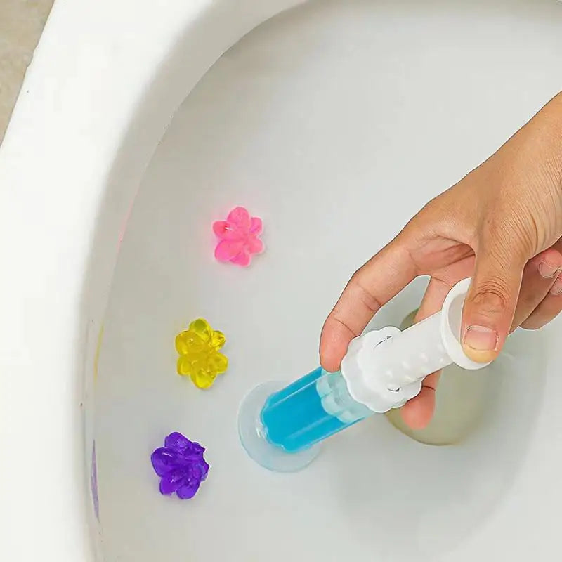 Toilet Flower Fragrance Bathroom Deodorizer, Bowl Cleaner Toilet Wand Refills, Cleaning Supplies, Toilet Cleaning Tools