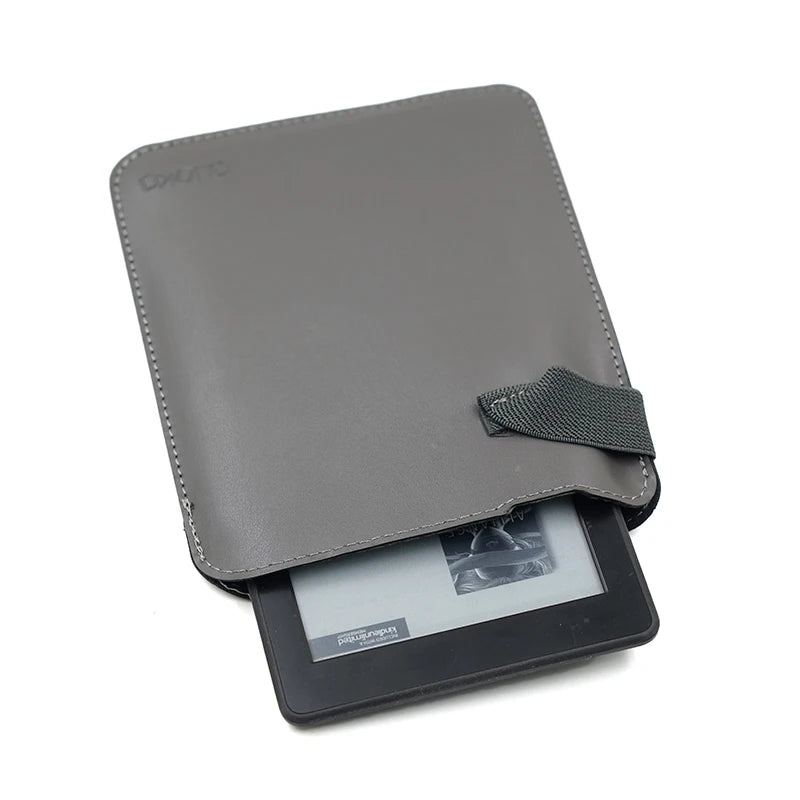 Anti falling style super slim sleeve pouch cover,microfiber leather E-Book sleeve case for Kobo glo HD 6"
