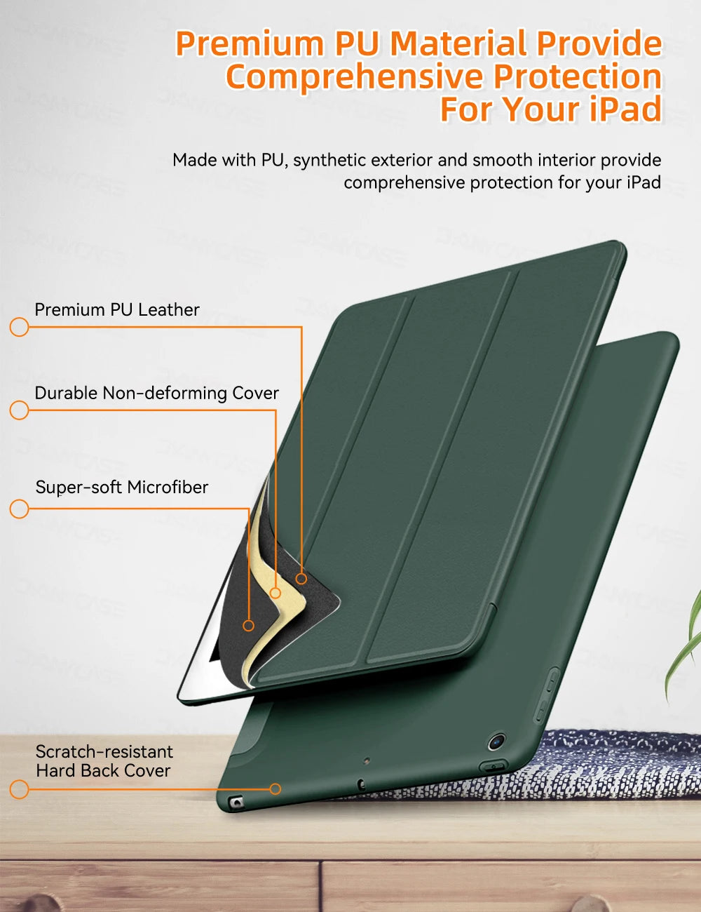 For ipad 10th generation case For iPad Air 6 M2 2024 11in 13in M4 Pro 11 12.9 Air 4 5 10.9 iPad 10.2 7 8 9th 9.7 mini 6 7 Cover