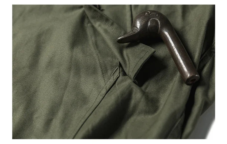 Bronson Army 10th Mountain Division Smock WWII Field Parka Mens Anorak Loose Fit