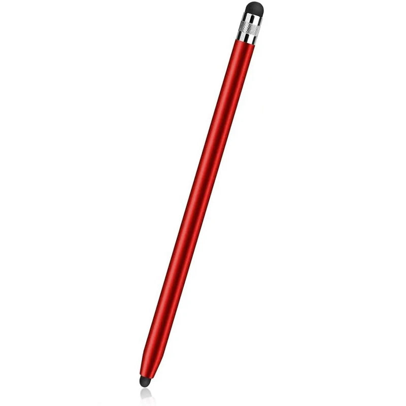 1pc High Quality Universal Pencil Double Silicon Head Touch Capacitive Screen Stylus Caneta Capacitive Pen For Tablet Smartphone