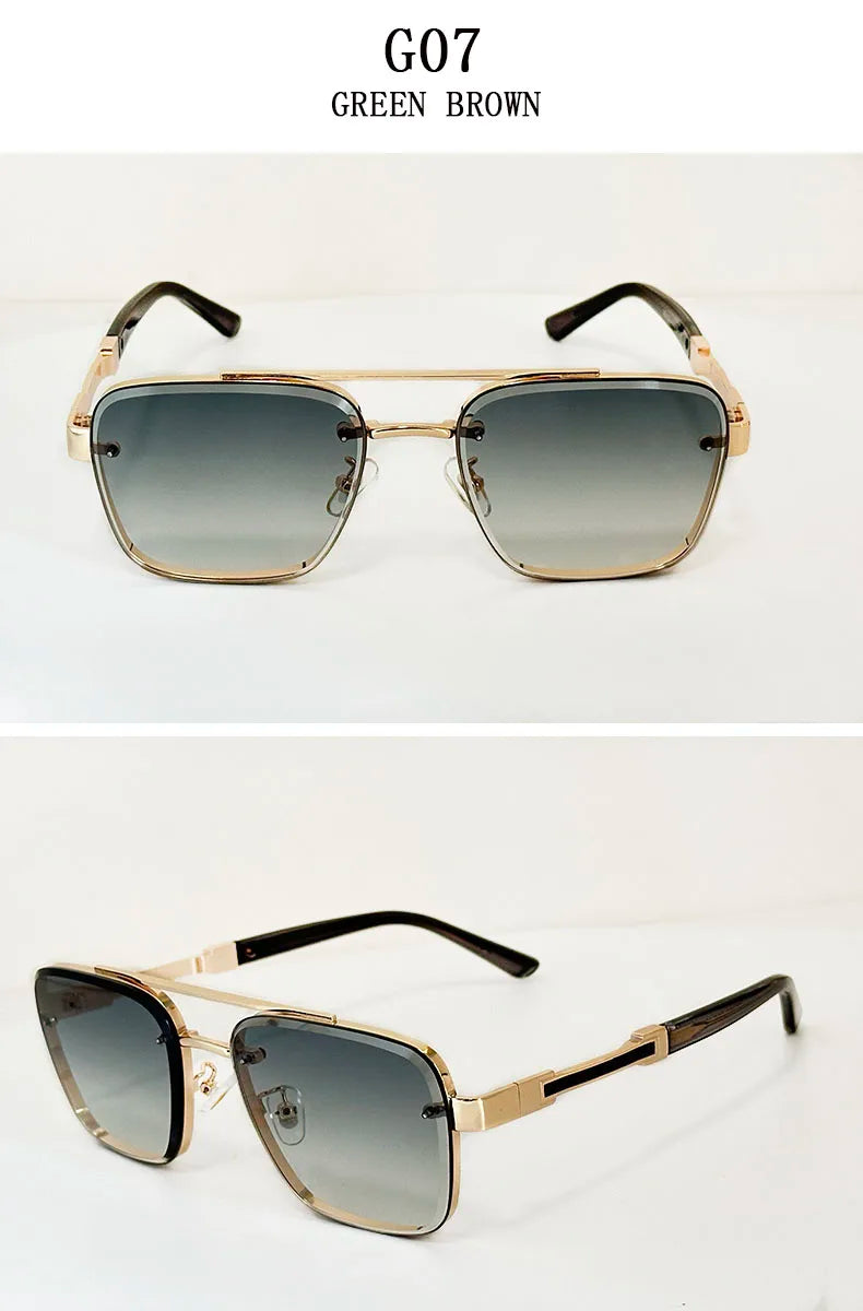 Designer Square Sunglasses For Men Oculos Vintage Trending Sunglasses Dropshipping Glasses Vacation Outdoor Lentes Gafas De Sol