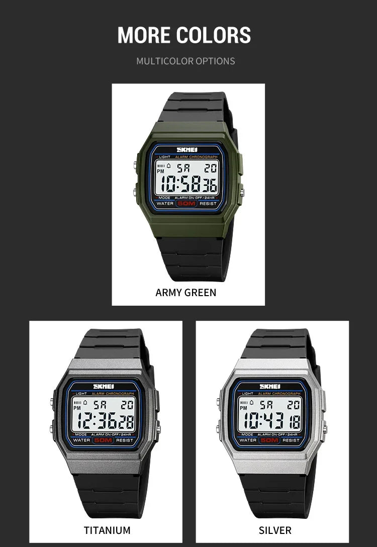 SKMEI 2042 Military Clock reloj hombre Digital Sport Watches  Mens Outdoors 5Bar Waterproof Chrono Date Week Men Wristwatches