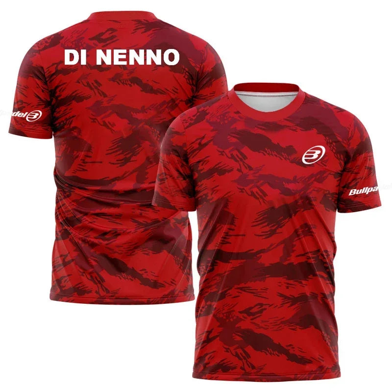 2026 Men's Quick Drying Padel T-Shirt Breathable Tennis Short Sleeve Tops World Padel Fans T Shirts Fitness Running Sportwear