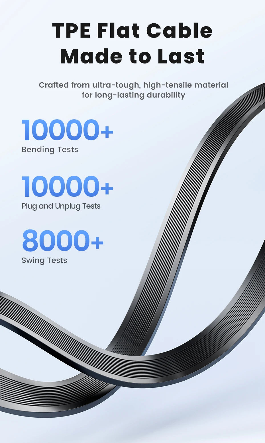 Toocki PD100W USB-C Cable Magnetic Slot Design 7 Adjustable Length 1M Retractable USB C to Type C Cable for iPhone 16 15 AirPods