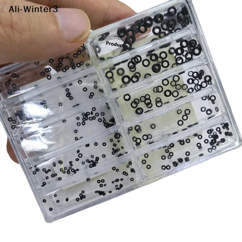 (YY)1 Box New Mini Rubber Washer O-Ring Watch Waterproof Watches Seals Watch Crown Gaskets Watch Repair Tools Watchmaker Tool