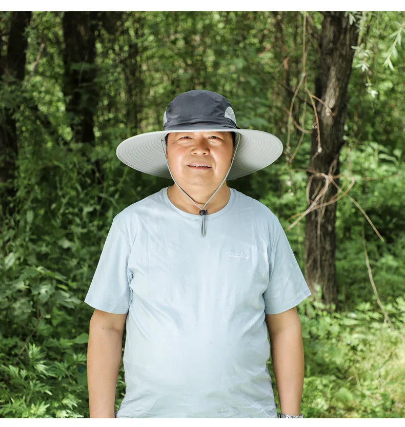 60-65cm Big Head Around The Hat Large Size Big Head Big Face Fat Large Sun Hat Male fisherman's Hat Sunscreen Cap