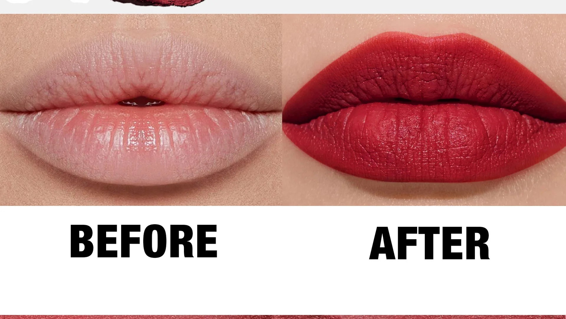 Women's Velvet Matte Lipstick Long-Lasting Non-Stick Cup Waterproof Nude Deep Red Lipstick Makeup 6 Colors Sexy Red Lip Gloss