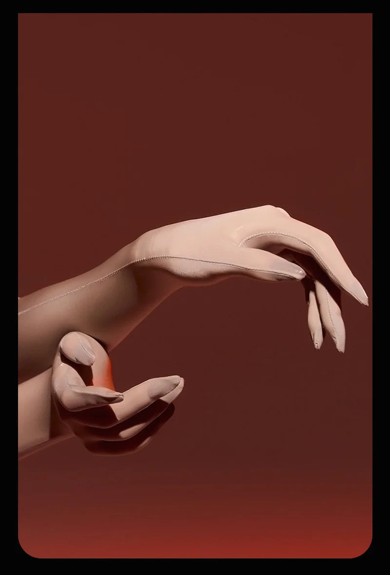 Sexy Women 8D 912 Pin Oil Glossy Shiny Elastic Glove Sheer See Through Ultrathin Sunscreen Driving Glove Luxury Candy Color