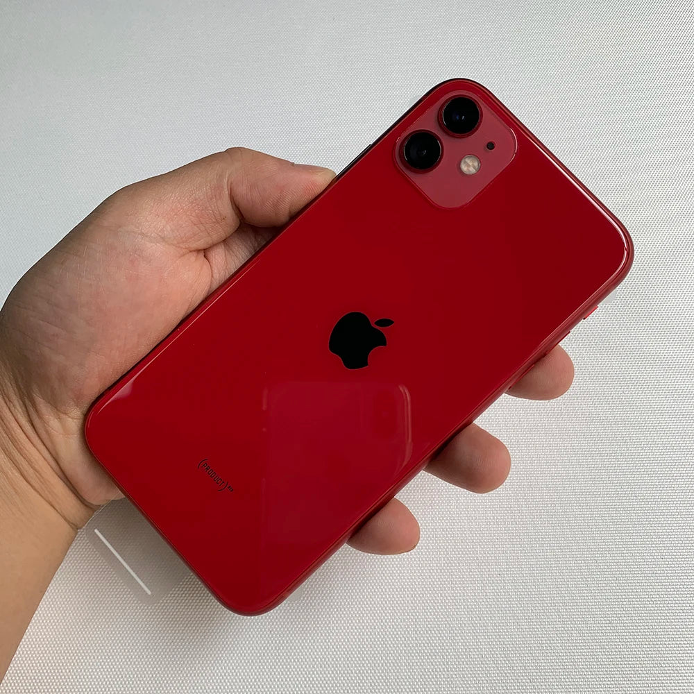 Original Apple iPhone 11 4G Mobile Phone Face ID NFC 64GB/128GB/256GB ROM 6.1'' Dual 12MP A13 Bionic Hexa-Core IOS SmartPhone