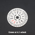 NH35 NH36 Japan Kanji Dial SKX007 Movement Date Week Wheel Crown at 3.8/4.1 New Balance Watch Repair Movt Dial