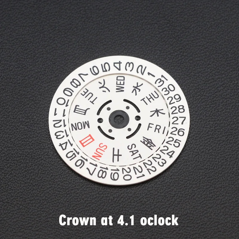 NH35 NH36 Japan Kanji Dial SKX007 Movement Date Week Wheel Crown at 3.8/4.1 New Balance Watch Repair Movt Dial