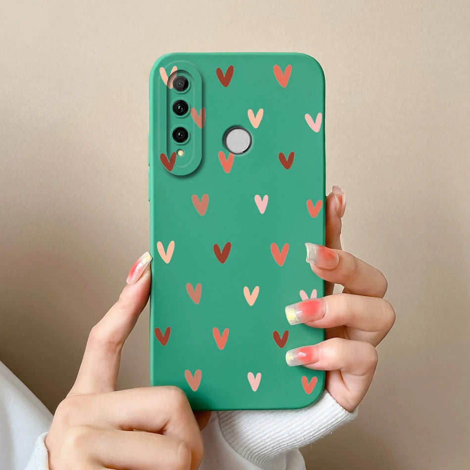 For Honor 10i Phone Case Butterfly Cat Soft Liquid Silicone Camera Protection Cover For Huawei Honor 10 i Model HRY-LX1T Fundas