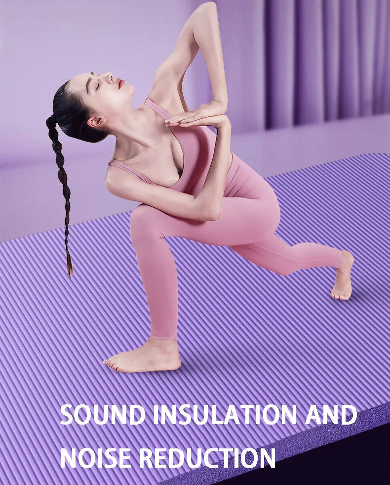 Yoga Mat with A Thickness of 20mm Anti Slip Pilates Fitness Mat Environmentally Friendly Tear Resistant WOMEN'S Yoga Mat