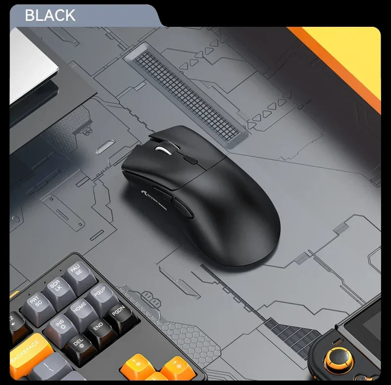 Attack Shark R1 Wireless Mouse Lightweight Ergonomic DesignMouse 1000Hz Bluetooth Tri-mode Connection 18000dpi Optical Mouse
