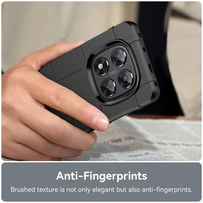 For Xiaomi Redmi Note 14 Pro Case Silicone Matte Rubber Protective Case Redmi Note 14 Pro Cover Anti-drop Case Redmi Note 14 Pro