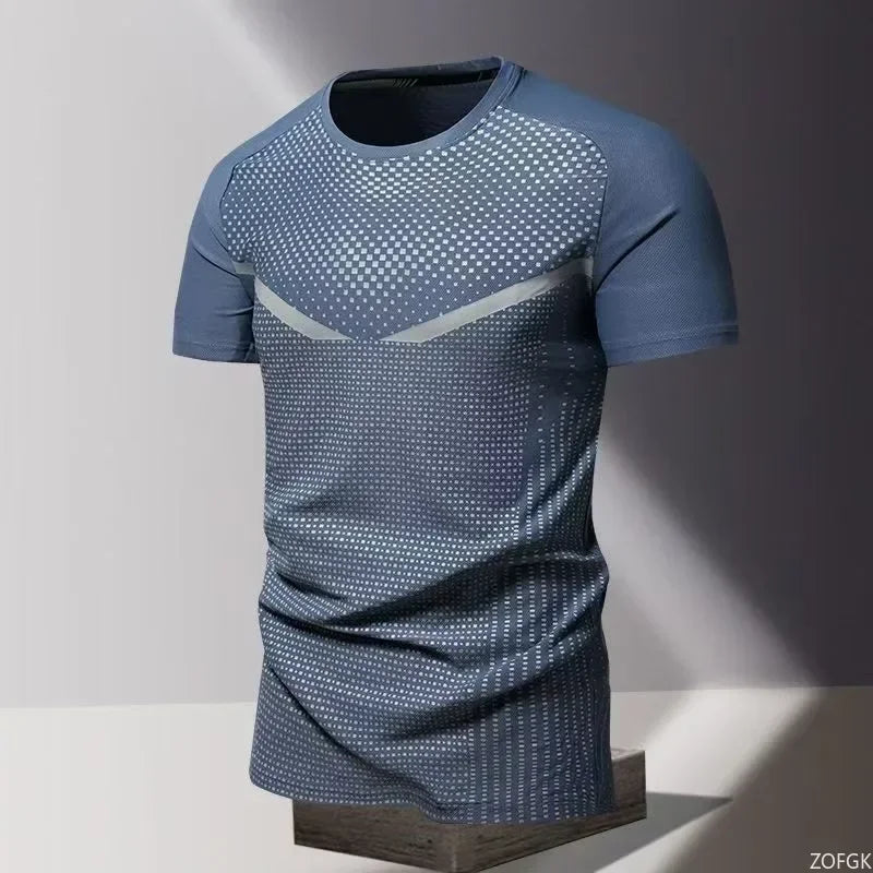 2026 Summer Quick Drying Clothes 3D Printed Men's T-shirt, Oversized Loose Round Neck Short Sleeved Shirt