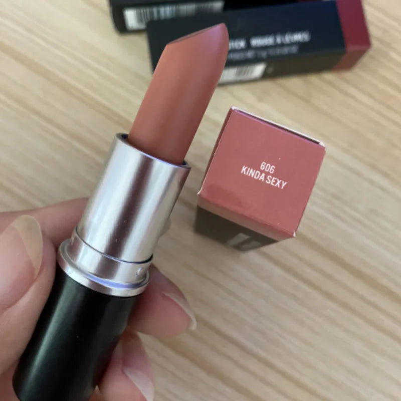 High Quality Brand Lips Long-lasting 3g Rouge a Levres Velvet Teddy Chili Kinda Sexy Whirl Matte Lipstick