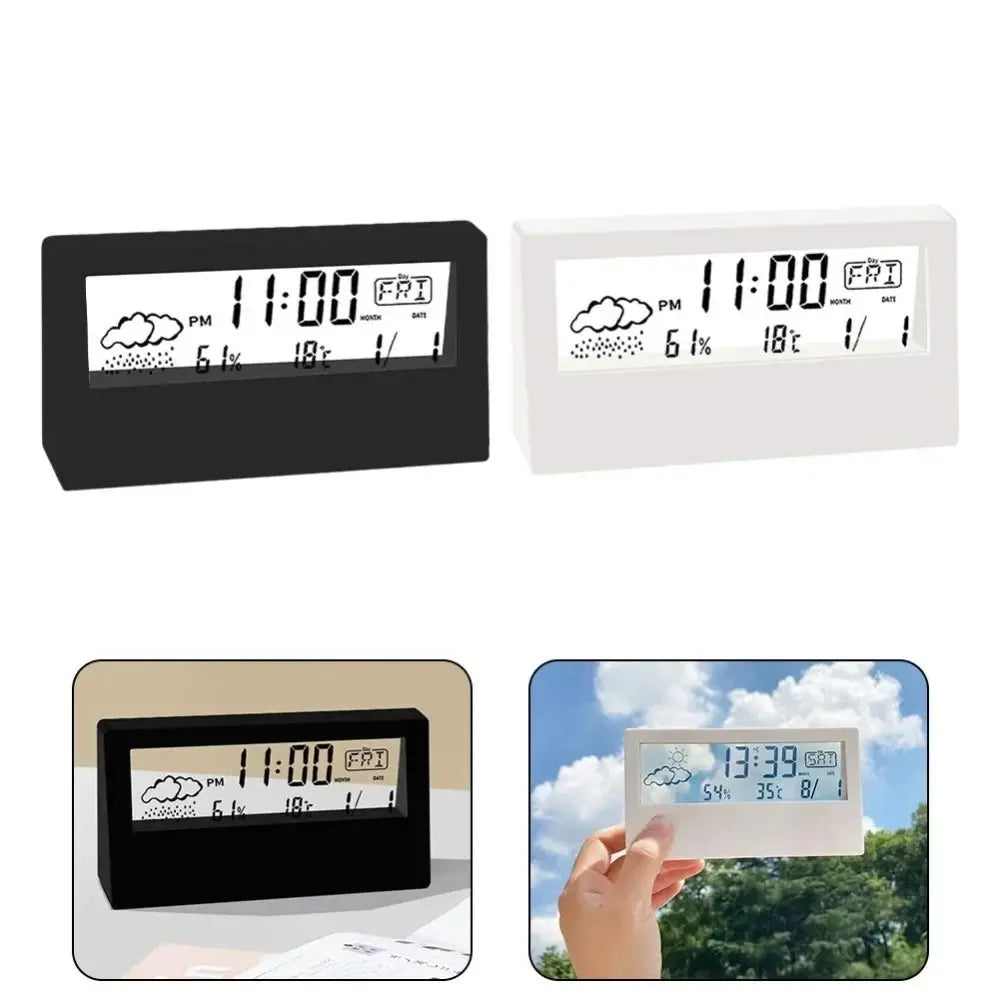Digital Display Digital Clock Electronic Design Multifunction Features Desk Clock Decoration Style Study Design Table Clock