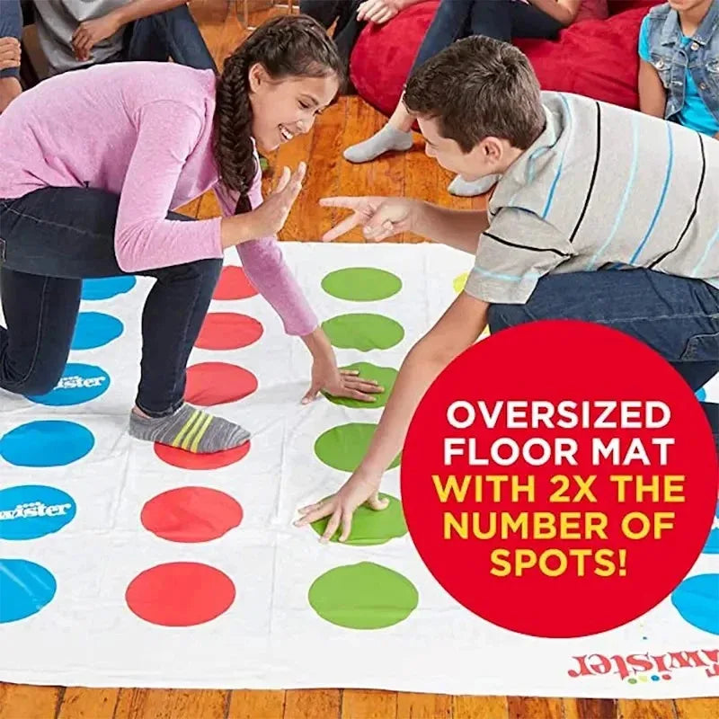 Party Game Funny Kid Family Body Twist Move Mat Board Game Party Fun Board Games Party Game Family Game