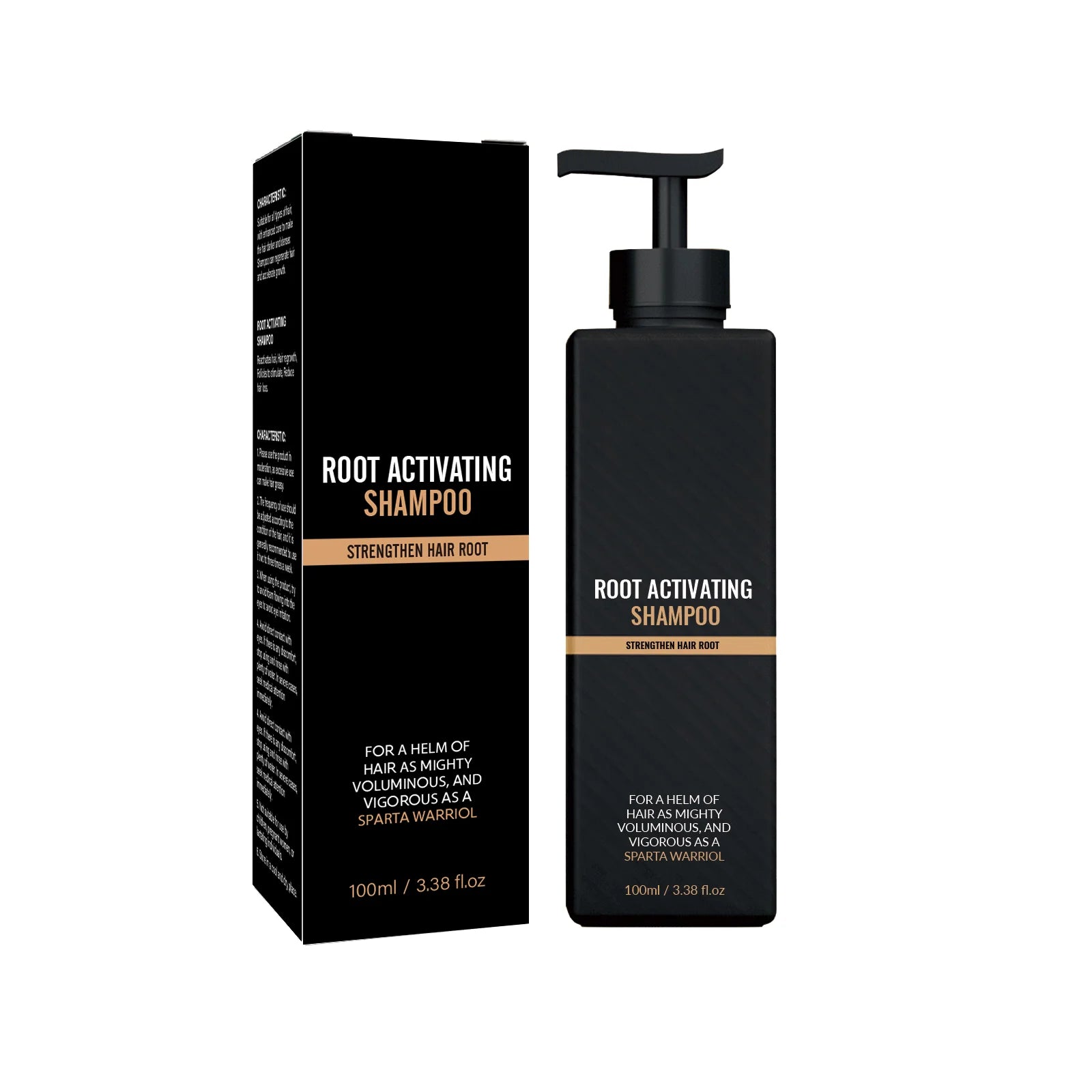 Natural Plant Extract Shampoo 100ml Improve Hair Growth Root Nourishment Scalp Care Gentle Cleansing Suitable for All Hair Types