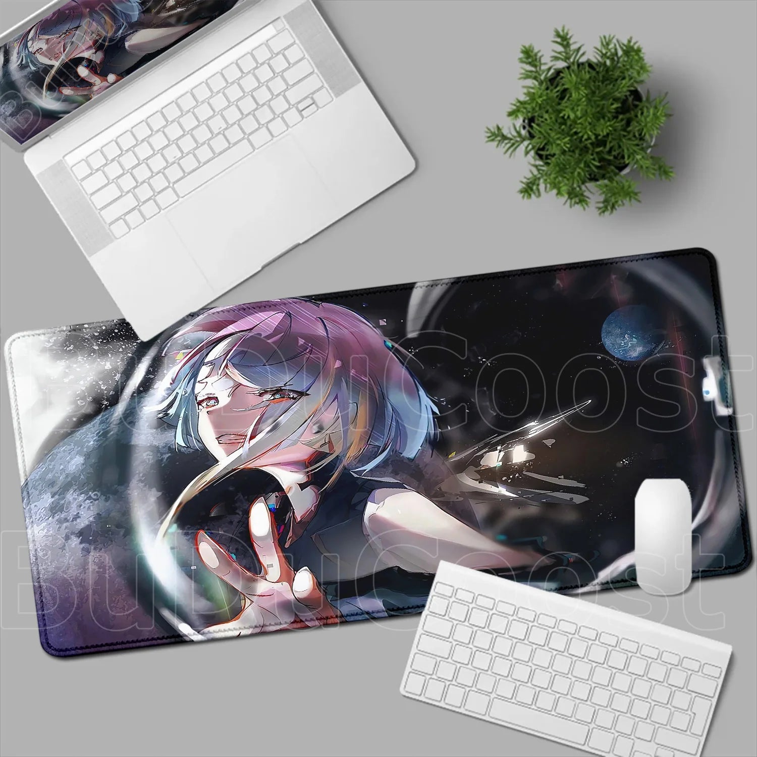 HD Printing New Wallpaper C_cyberpunk E_edgerunners Mouse Pad Non-slip Mousepad Computer Gamer LockEdge Desk Mat PC Keyboard Mat