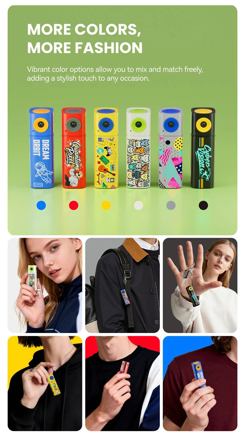 G10 Thumb Mini Camera Lipstick Series 2K HD Portable Sports Camcorder for Students Outdoor Photography Video Long Battery 2026