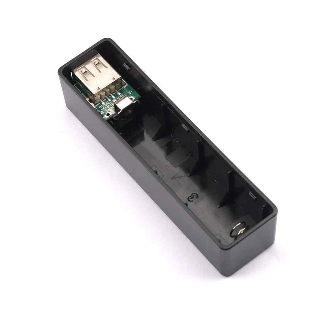 DIY USB Power Bank Case Kit 18650 Battery Charger Box Shell With Key Chain Black White Blue Pink Yellow Green For Arduino