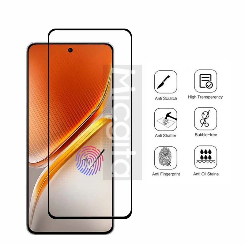 Upgrade For VIVO IQOO Neo10Pro Plus Screen protector 9H Fingerprint unlock Anti-Scratch Neo 10Pro+ Soft fiber Camera Lens film