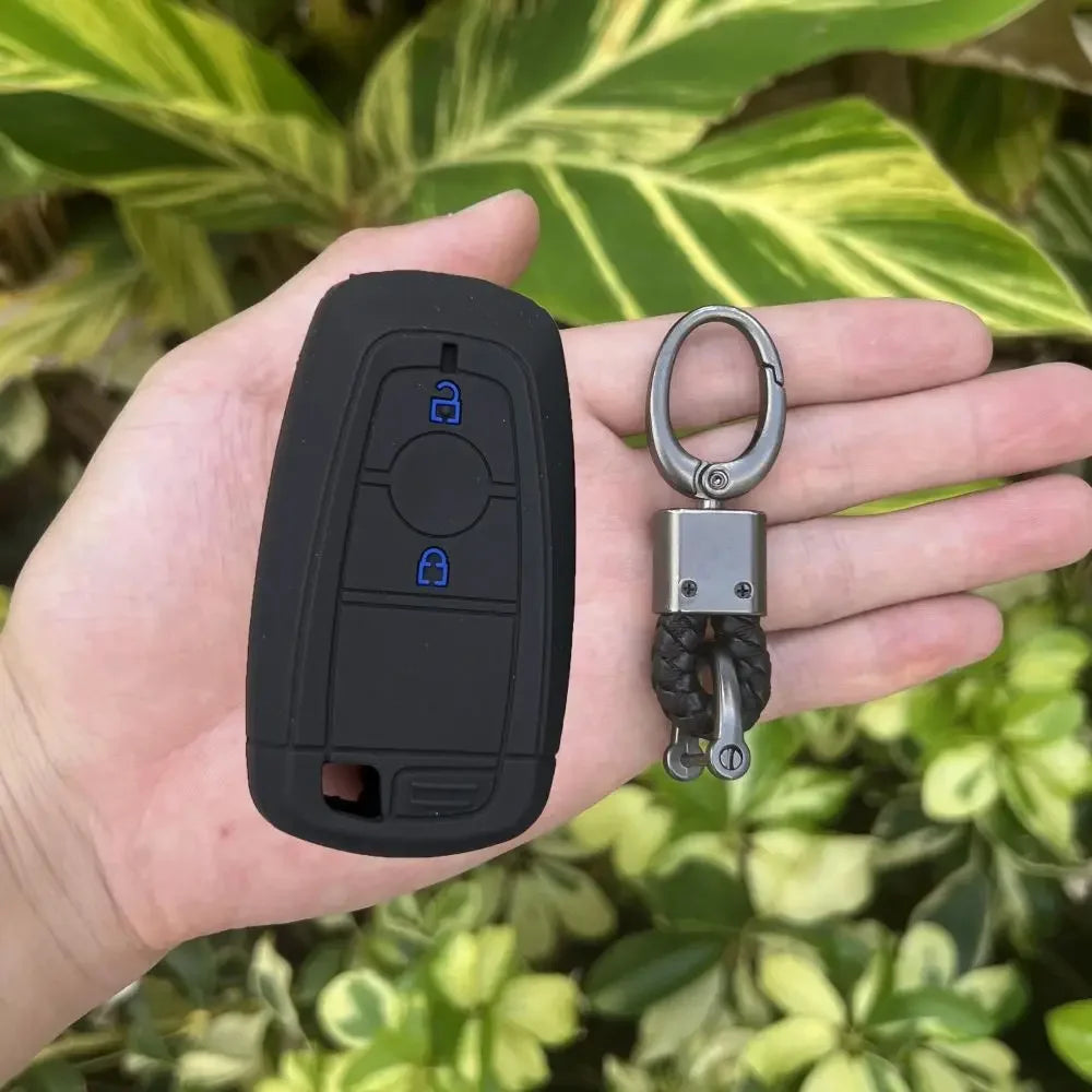 Silicone Car Key Cover Case for Ford Raptor  Ecosport Ranger F150 F250 F350 Button Remote Key